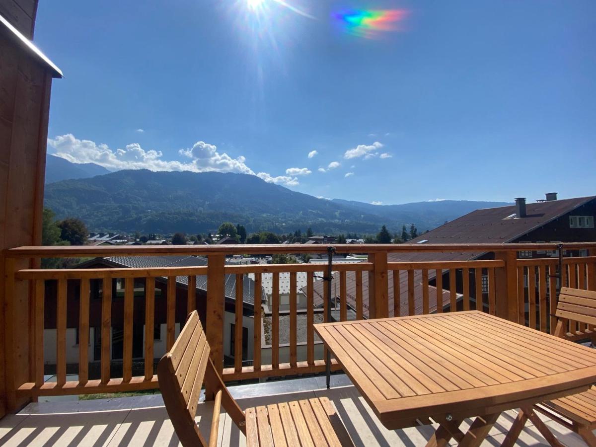 Appartement Familial Neuf Pres Du Village, 3 Chambres, Balcon Sud, Parking, Proche Ski-Bus, Samoens - Fr-1-642-80 Eksteriør bilde
